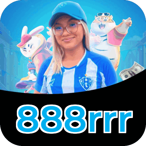 Interface do aplicativo 888rrr mostrando jogos disponíveis no iOS e Android